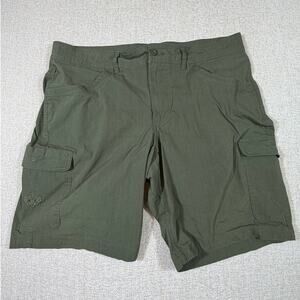 Boy Scouts of America Men's 40 Green Cargo Shorts Uniform Outdoor Utility Wear